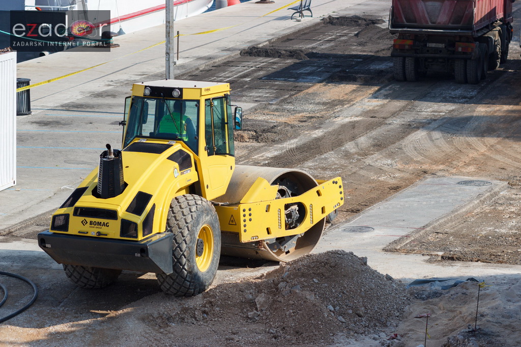 Đir po gradu, petak 13. listopada 2017. Radovi na Liburnskoj obali