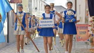 Odrzana je drzavna smotra mazoretkinja u organizaciji Hrvatskog mazoret saveza. Photo: Dino Stanin/PIXSELL Odrzana je drzavna smotra mazoretkinja u organizaciji Hrvatskog mazoret saveza. Photo: Dino Stanin/PIXSELL