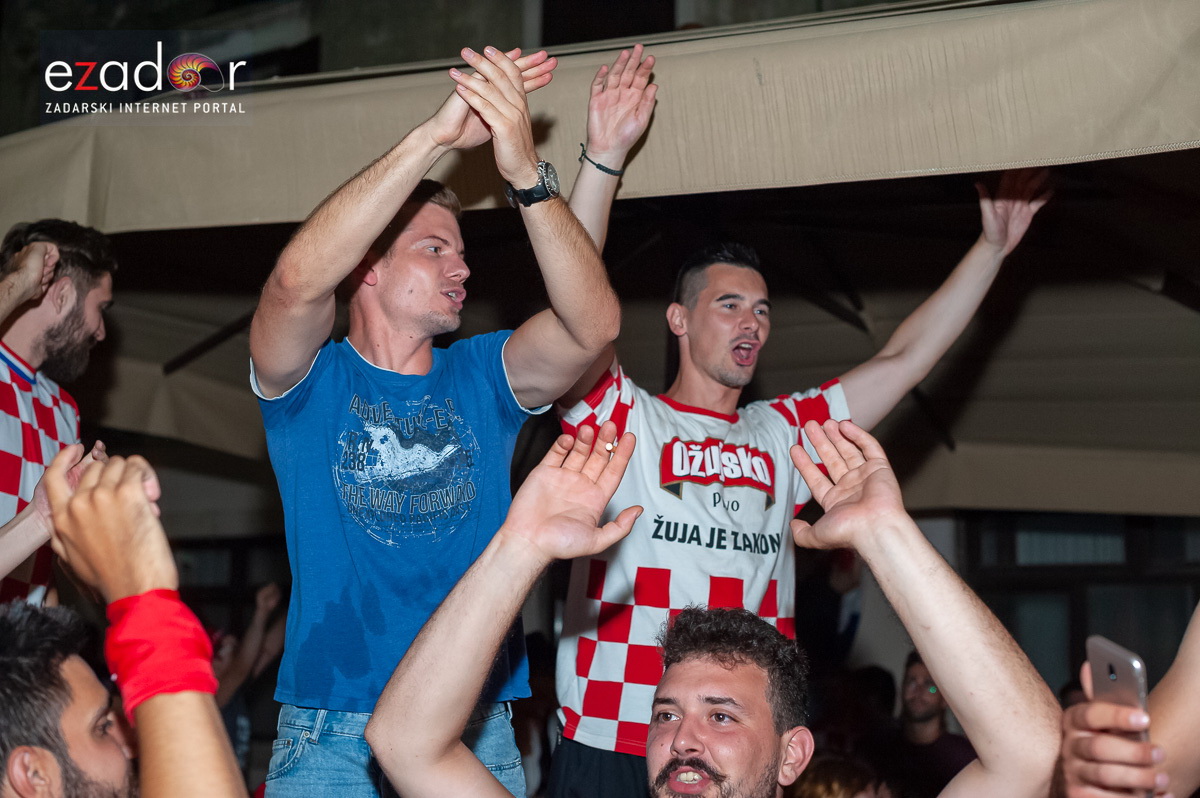 Zadar je gorio: Velika fešta nakon plasmana Vatrenih u finale Svjetskog prvenstva