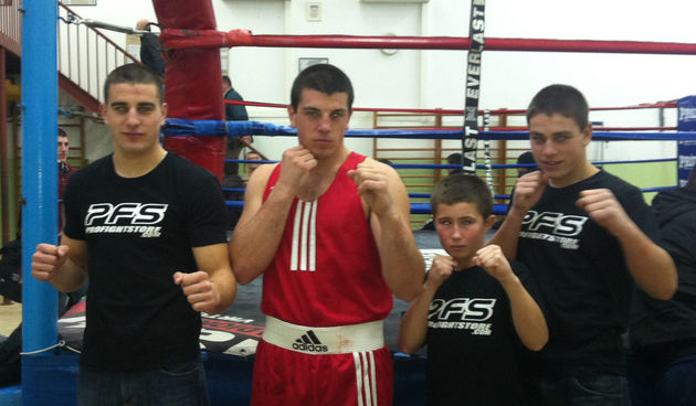 Šime, Bepo i Toni Filipi, foto: BK Zlatna Rukavica