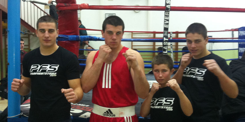 Šime, Bepo i Toni Filipi, foto: BK Zlatna Rukavica