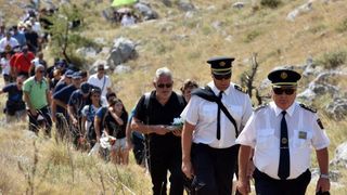 Obilježena 9. obljetnica kornatske tragedije u kojoj je život izgubilo 12 vatrogasaca. Photo: Hrvoje Jelavić/PIXSELL Obilježena 9. obljetnica kornatske tragedije u kojoj je život izgubilo 12 vatrogasaca. Photo: Hrvoje Jelavić/PIXSELL