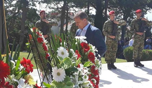 Zadarska delegacija na obilježavanju 27. godišnjice osnivanja 3. Imotske bojne