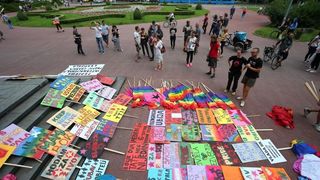 Održan je XV Zagreb Pride pod motom Još Hrvatska ni propala. Photo: PIXSELL Održan je XV Zagreb Pride pod motom Još Hrvatska ni propala. Photo: PIXSELL