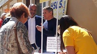 Nino Dellavia HSLS priklupljanje potpisa potpore, lokalni izbori u Zadru Nino Dellavia HSLS priklupljanje potpisa potpore, lokalni izbori u Zadru