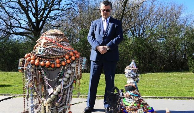 Tihomir Orešković u Vukovaru. Photo: Davor Javorovic/PIXSELL