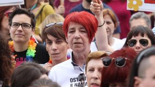 Održan je XV Zagreb Pride pod motom Još Hrvatska ni propala. Photo: PIXSELL Održan je XV Zagreb Pride pod motom Još Hrvatska ni propala. Photo: PIXSELL