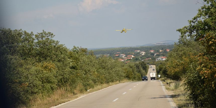 Dva Airtractora sudjelovala na gašenju požara kod Zadra