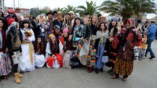 Stanarske maškare u karnevalskoj povorci, foto Iva Perinčić