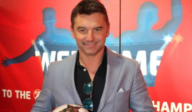 Tarik Filipović, Mila Horvat i Renata Sopek na predstavljanju trofeja Lige prvaka