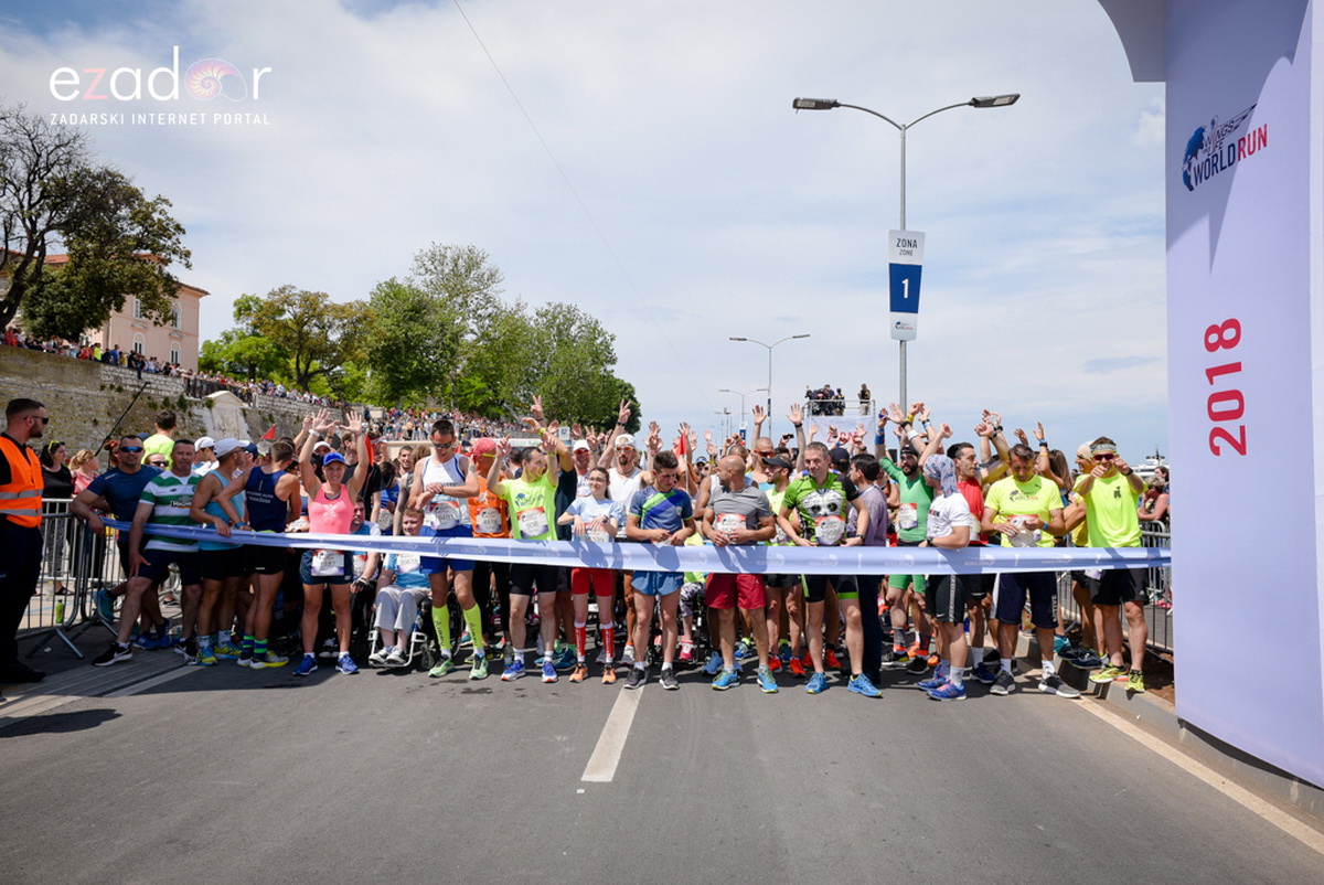 Start utrke Wings for Life World Run Zadar 2018.