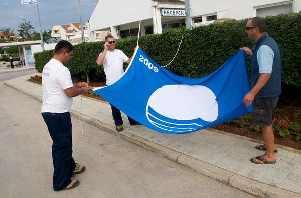 Biograd: Plava zastava 2009: Dodjela priznanja i podizanje zastava