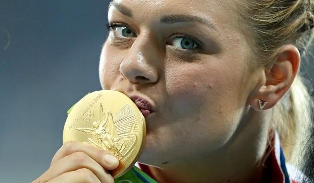PI Rio de Janeiro, ceremonija dodjele medalja u ženskom disku: zlatnu medalju osvojila je Sandra Perković. Photo: Igor Kralj/PIXSELL