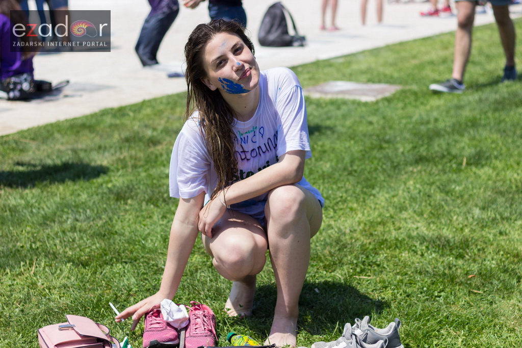 Ludijada zadarskih maturanata na Pozdravu suncu i Morskim orguljama Ludijada zadarskih maturanata na Pozdravu suncu i Morskim orguljama