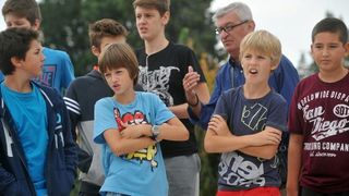 Na zadarskom Forumu odrzano je natjecanje u robotickoj alki gdje su se natjecala djeca osnovnih skola, Photo: Filip Brala/PIXSELL