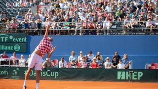 Davis Cup: Vruća navijačka atmosfera u meču Ćilića i Querreya