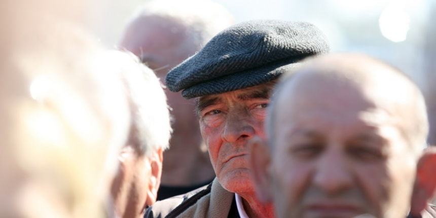 Zadar, 280213.
Poluotok, Liburnska obala. Prosvjedni skup oko 80 bivsih zaposlenika Croatia Zadar Line-a. To je do sada najmasovniji prosvjedni skup bivsih zaposlenika i ujedno najdulji stecaj u Hrvatskoj.
Foto: Jure Miskovic / CROPIX Zadar, 280213.
Poluotok, Liburnska obala. Prosvjedni skup oko 80 bivsih zaposlenika Croatia Zadar Line-a. To je do sada najmasovniji prosvjedni skup bivsih zaposlenika i ujedno najdulji stecaj u Hrvatskoj.
Foto: Jure Miskovic / CROPIX