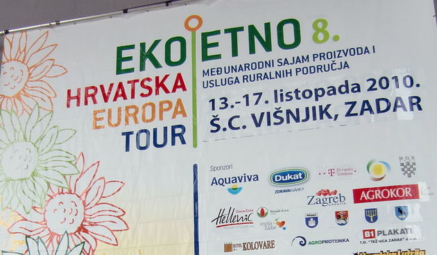 Eko etno Hrvatska Europa Tour, Zadar od 13. do 17. listopada 2010.