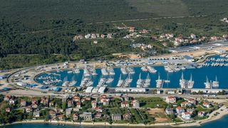 Let iznad Sukošana i Marine Dalmacija, Foto: Dino Stanin/PIXSELL Let iznad Sukošana i Marine Dalmacija, Foto: Dino Stanin/PIXSELL