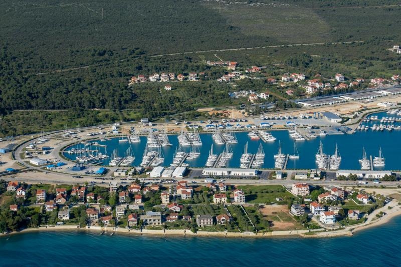 Let iznad Sukošana i Marine Dalmacija, Foto: Dino Stanin/PIXSELL Let iznad Sukošana i Marine Dalmacija, Foto: Dino Stanin/PIXSELL
