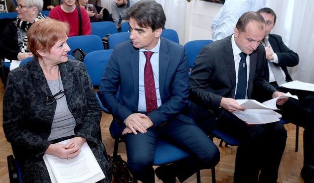 Postizborni skener: Sto je dogovoreno i s kim? Jasna Matulic, Branko Grcic, Sinisa Hajdas Doncic. Photo: Patrik Macek/PIXSELL