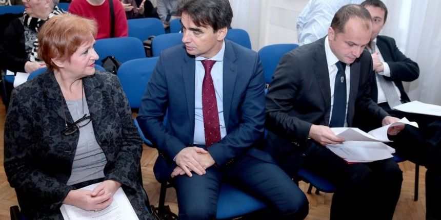 Postizborni skener: Sto je dogovoreno i s kim? Jasna Matulic, Branko Grcic, Sinisa Hajdas Doncic. Photo: Patrik Macek/PIXSELL