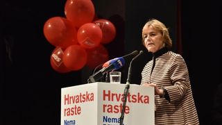 Predizborni skup koalicije “Hrvatska raste” u HNK Zadar, Foto: Dino Stanin/PIXSELL