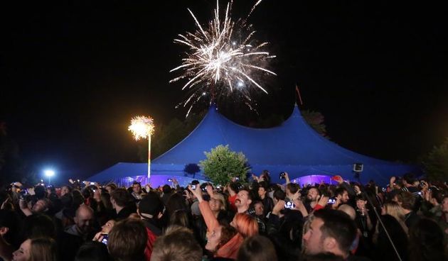 Jarun, Zagreb – Uz vatromet i performans francuskih umjetnika, zatvoren je 10. INmusic festival. Photo: Borna Filic/PIXSELL