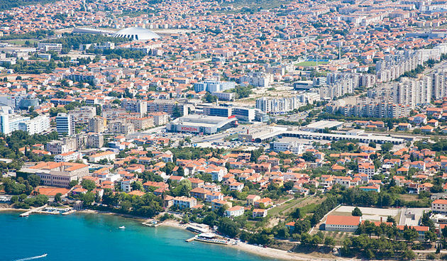 Grad Zadar iz zraka, foto: Leo Banić