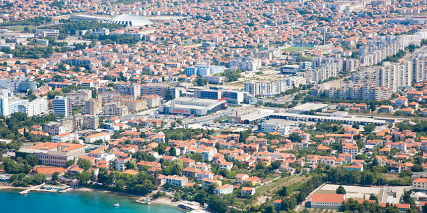 Grad Zadar iz zraka, foto: Leo Banić Grad Zadar iz zraka, foto: Leo Banić