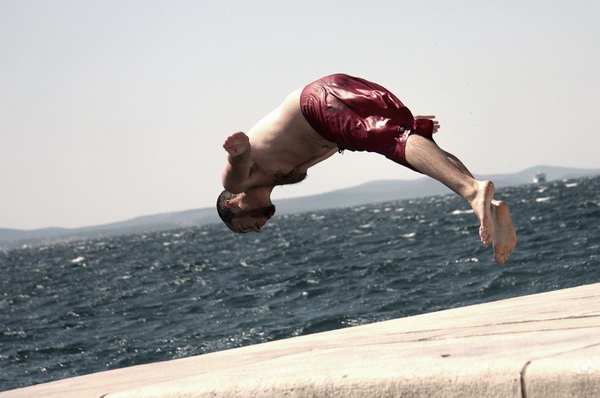 Zadar: Skokovi s rive, Foto: Sasa Cuka