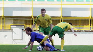 Pula,020411.
Prva HNL na stadionu Aldo Dorsina u Puli izmedju NK Istra 1961 i NK Zadar.
 Prva utakmica Igora Pamica otkako je ponovo trener Istre.
Foto: Srecko Niketic / CROPIX