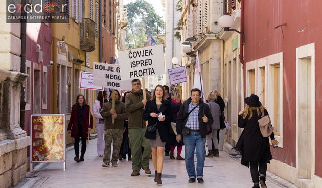 Marjana Botić. Đir po gradu 8. ožujka 2017.