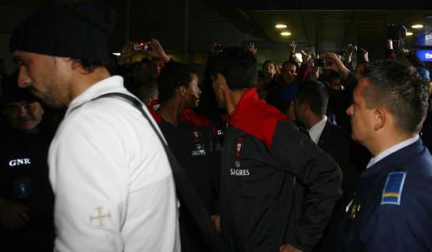 Docek portugalskih nogometasa u BIH, Foto: abola.pt