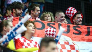 Spaladium Arena, Split – Europsko rukometno prvenstvo, skupina A, 1. kolo, Hrvatska – Srbija. Spaladium Arena, Split – Europsko rukometno prvenstvo, skupina A, 1. kolo, Hrvatska – Srbija.