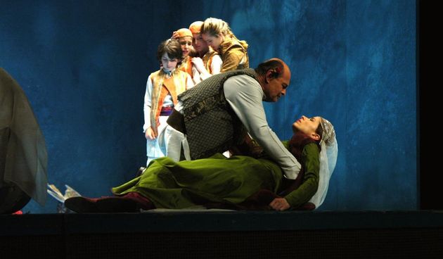 Predstava “Hasanaginica”. Mustafa Nadarevic. Photo: Danko Fajt/Vecernji list