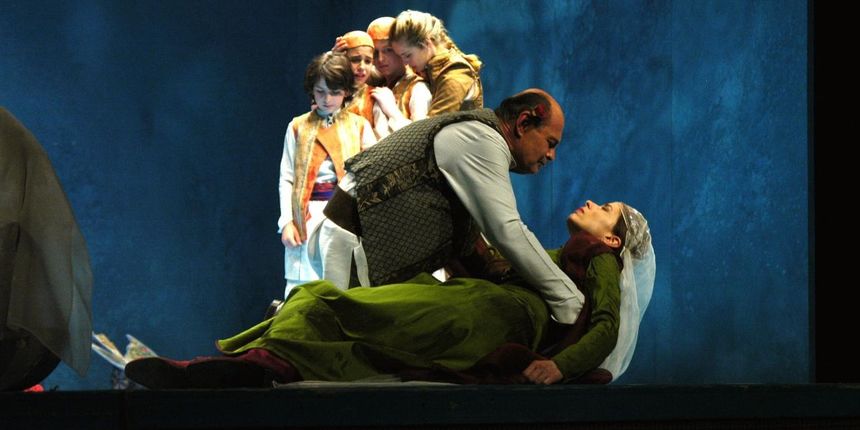 Predstava “Hasanaginica”. Mustafa Nadarevic. Photo: Danko Fajt/Vecernji list