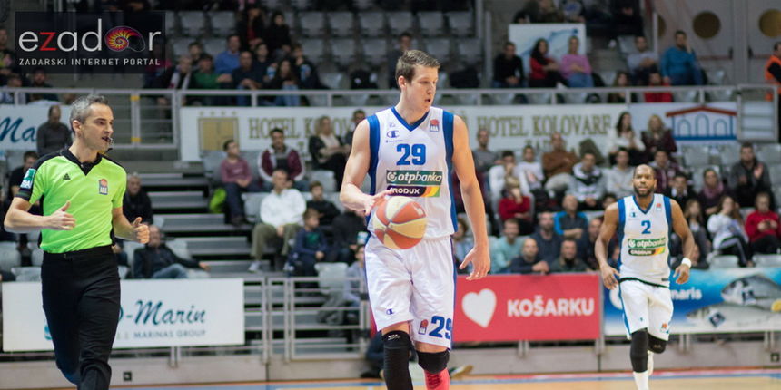 ABA liga, 12. kolo: KK Zadar – KK Budućnost VOLI 78-69. Luka Božić