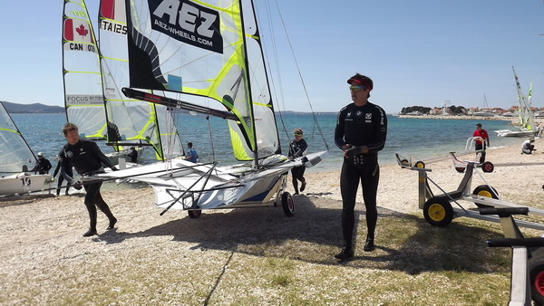Jedrenje: Drugi dan SP klase 49er Jedrenje: Drugi dan SP klase 49er