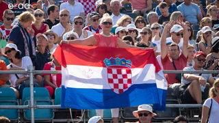 Davis Cup: Vruća navijačka atmosfera u meču Ćilića i Querreya
