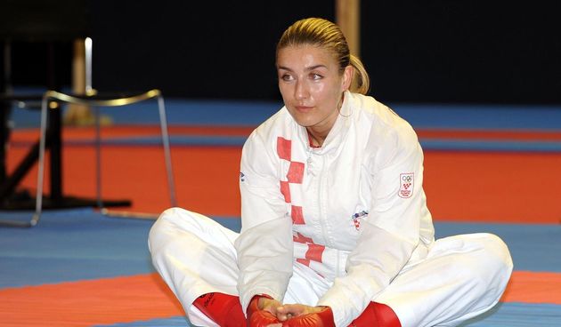 7.5.2009., Zagreb – Posljednji trening hrvatske reprezentacije u Ledenoj dvorani Doma sportova pred Europsko prvenstvo u karateu. Jelena Kovacevic. Photo: Goran Stanzl/Vecernji list