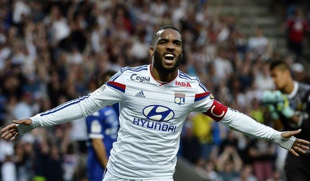 Alexandre Lacazette (Lyon), foto: BBC Sport ‏@BBCSport