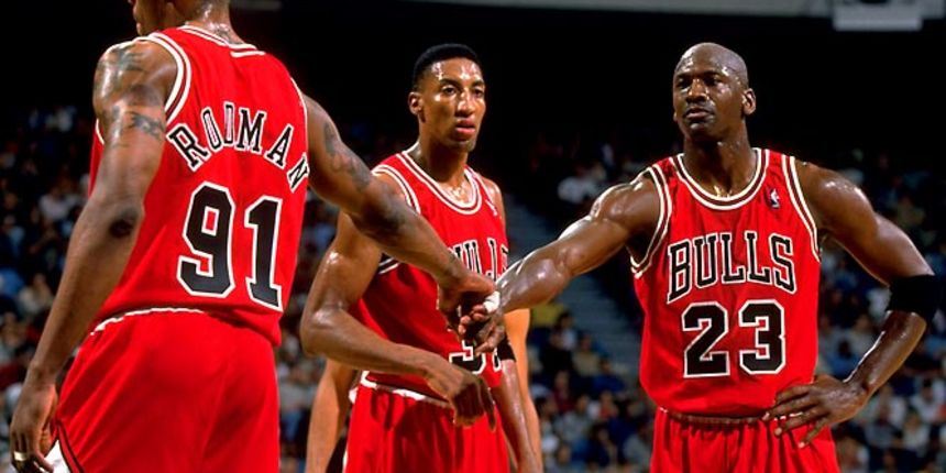 Jordan, Pippen i Rodman Jordan, Pippen i Rodman