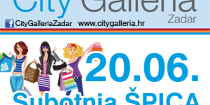 20. lipnja – Subotnja špica u City Galleriji!