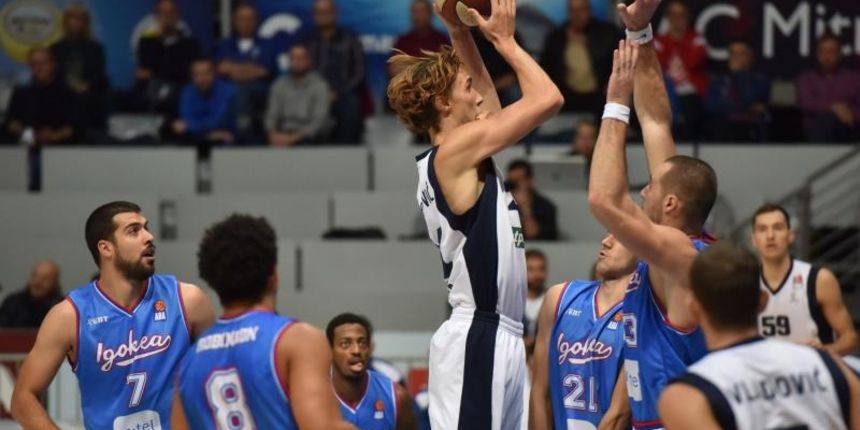 8. kolo ABA Lige, KK Zadar – KK Igokea Aleksandrovac 83-90. Photo: Dino Stanin/PIXSELL
