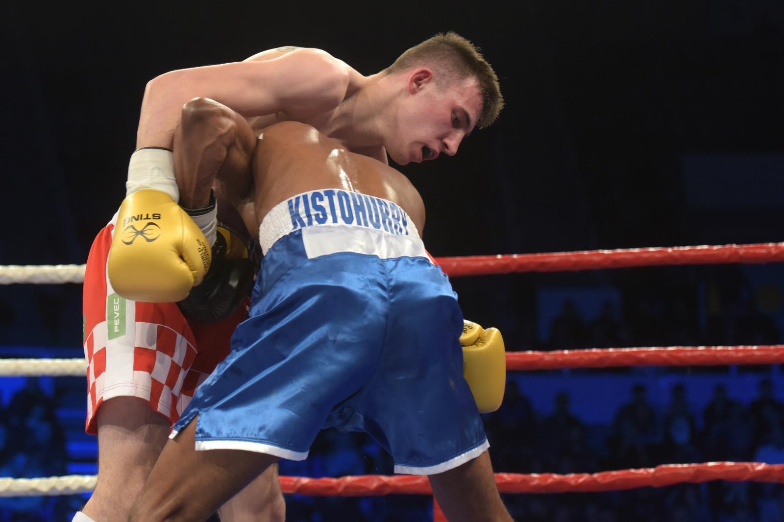Svjetska boksacka liga, grupa B C1, kategorija 56 kg, Filip Poturovic (Croatian Knights) – Samuel Kistohurry (France Fighting Roosters).