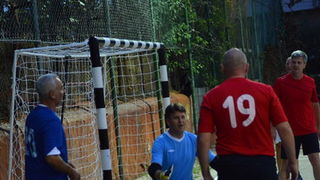 U povodu blagdana Kraljice Mira u Stanovima odigrana utakmica između liječnika i predstavnika Gradske uprave, Foto: Iva Perinčić