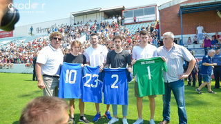 Zadarska vatrena četvorka na Stanovima se družila s mladim zadarskim nogometašima