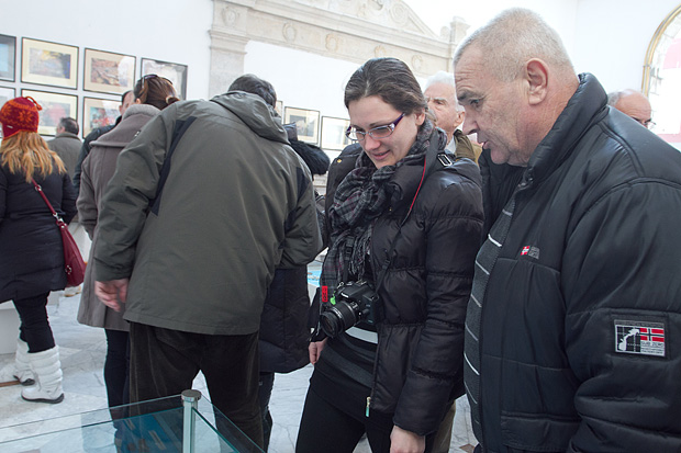 Otvorenje izložbe “Zagrljaj dubine” u Gradskoj loži, Foto: Leo Banić Otvorenje izložbe “Zagrljaj dubine” u Gradskoj loži, Foto: Leo Banić
