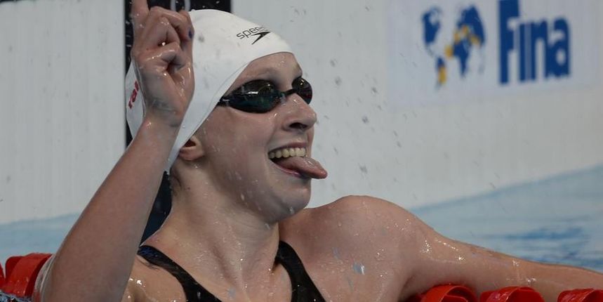 Katie Ledecky, foto: FOX SPORTS News ‏@FOXSportsNews